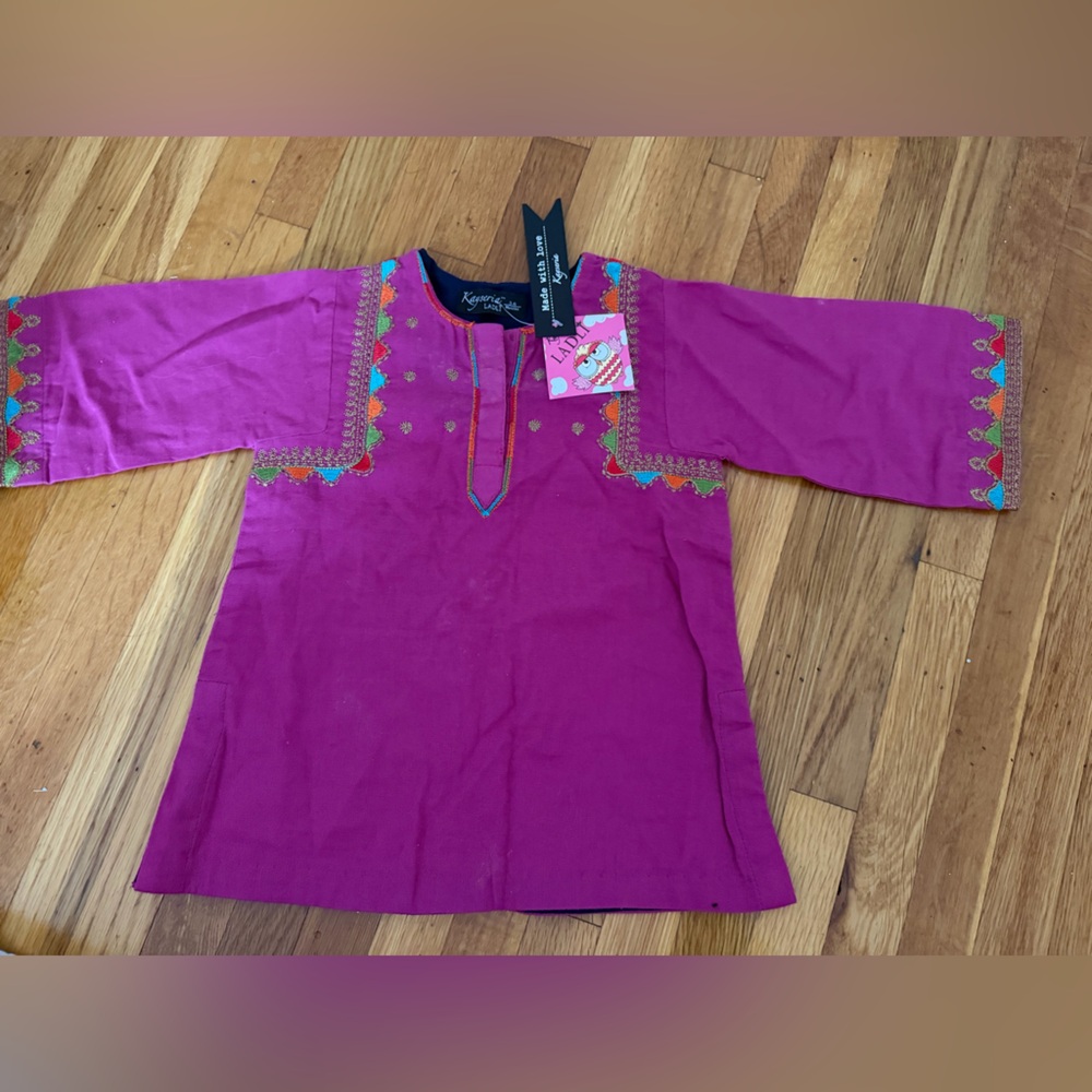 Desi dress for baby girl perfect for Eid/diwali or mehndi.